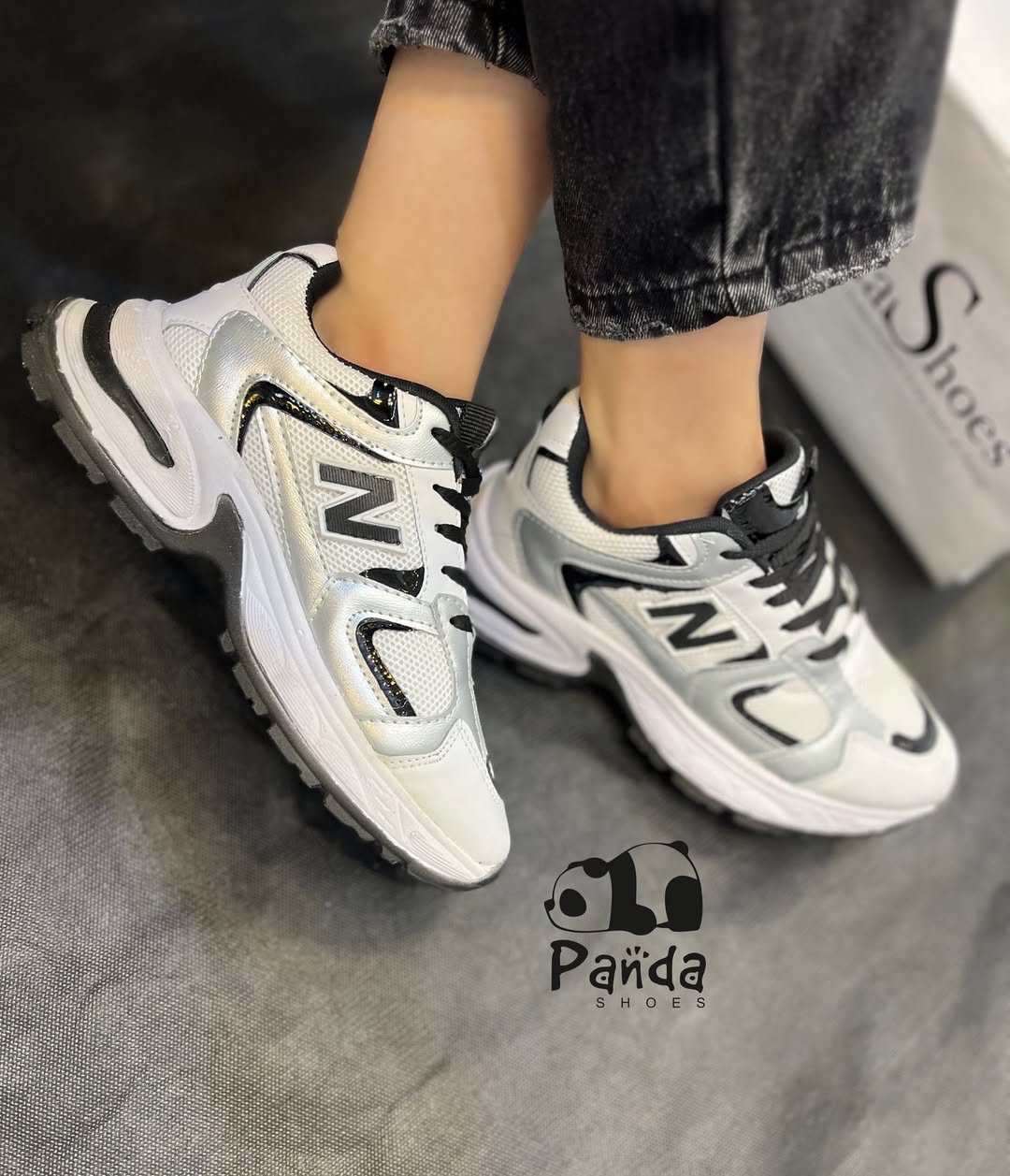 کفش زنانه نیوبالانس 725 کف دوخت زیره پی یوو NEWBALANCE WOMEN