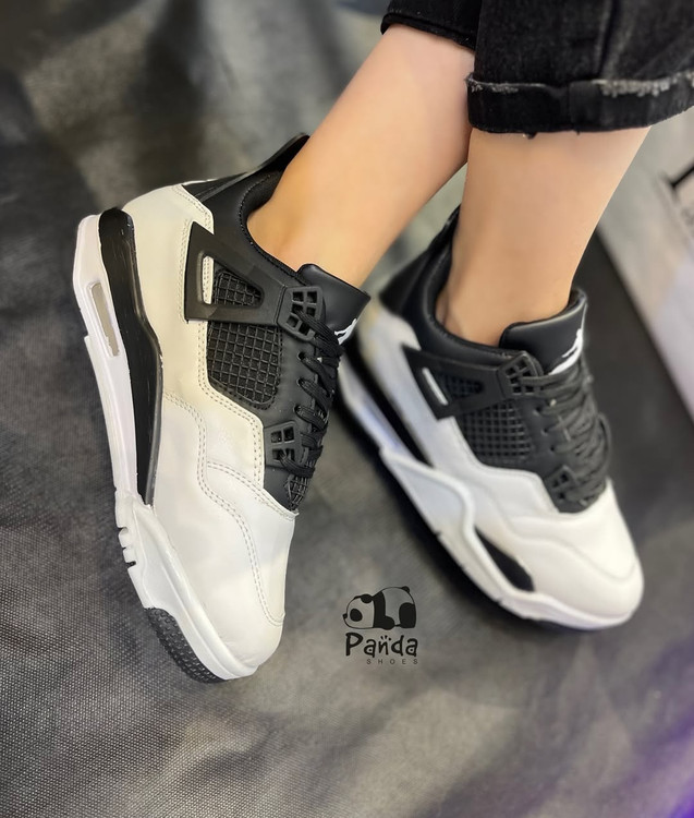 کفش زنانه جردن 4 کف دوخت کیفیت اصلی زیره پی یو NIKE JORDAN4 WOMEN