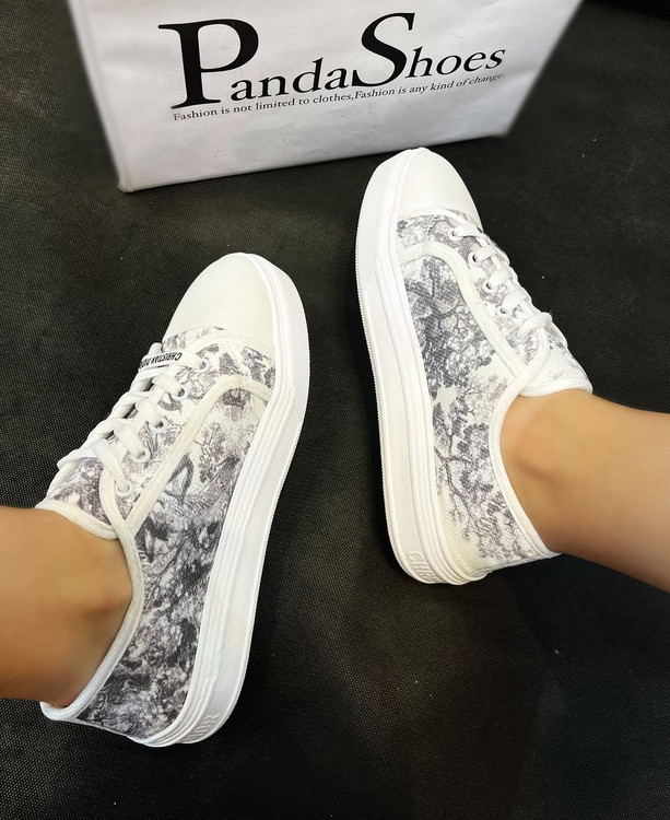 کفش زنانه دیور جنگل زیره پی یو پارچه ای DIOR WOMEN