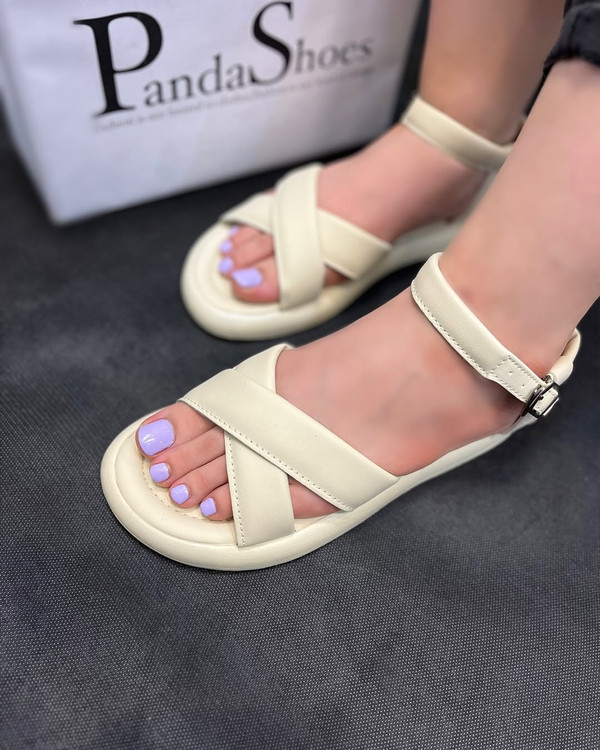 صندل زنانه پشت سگگ زیره پی یو SANDAL