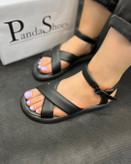 صندل زنانه پشت سگگ زیره پی یو SANDAL
