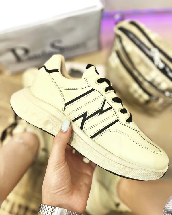 کفش زنانه نیوبالانس دوبند زیره پی یو new balance women