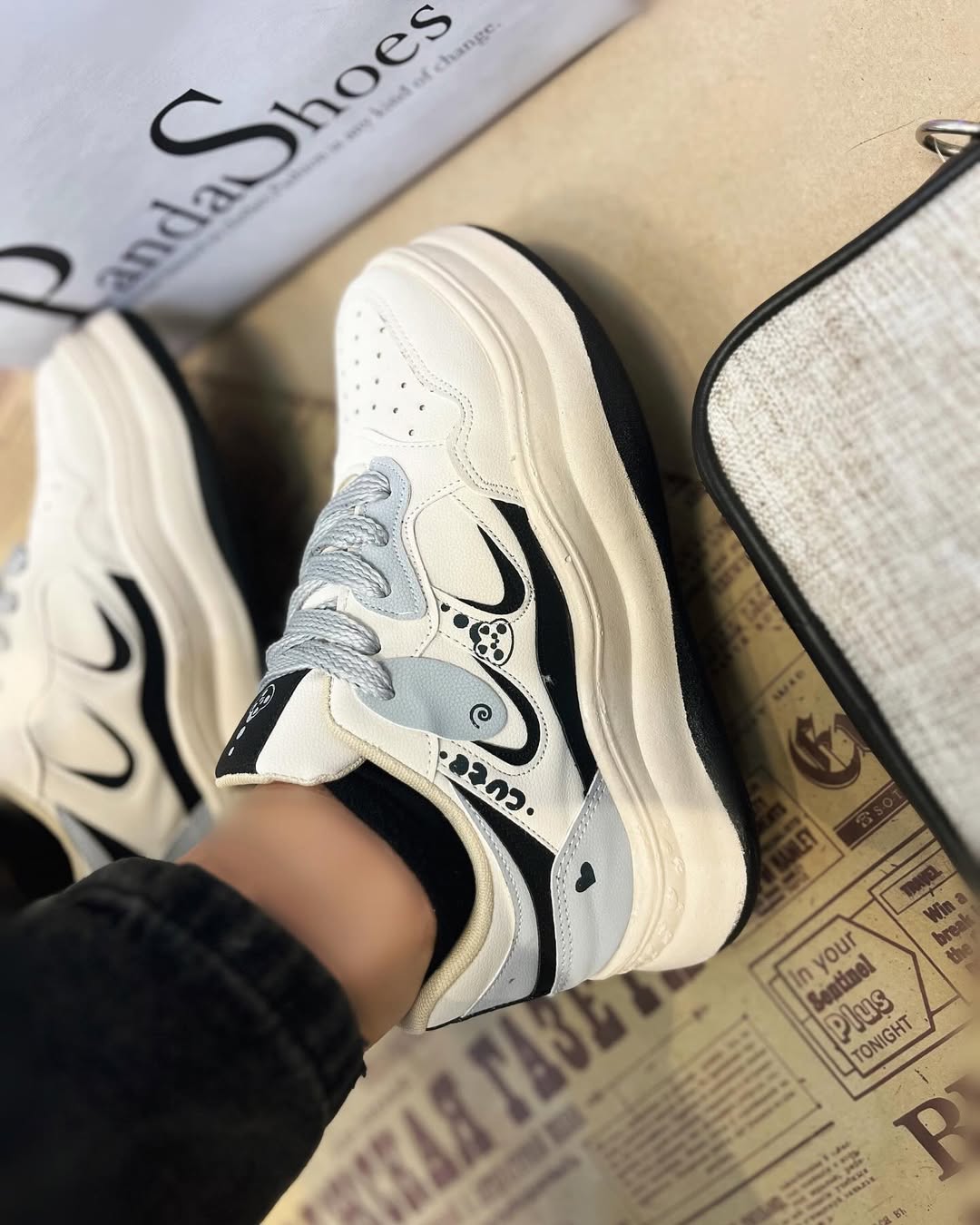 کفش زنانه کولا کف دوخت fashion shoes