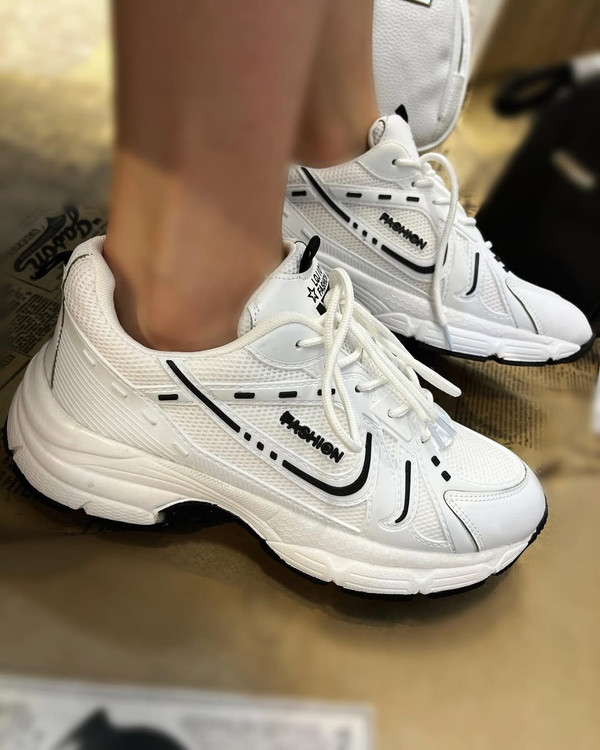 کفش زنانه فشیون2 رویه تنفسی زیره پی یو fashion women