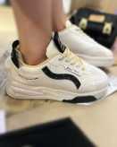 کفش زنانه نگینی رویه چرم زیره پی یو adidas women