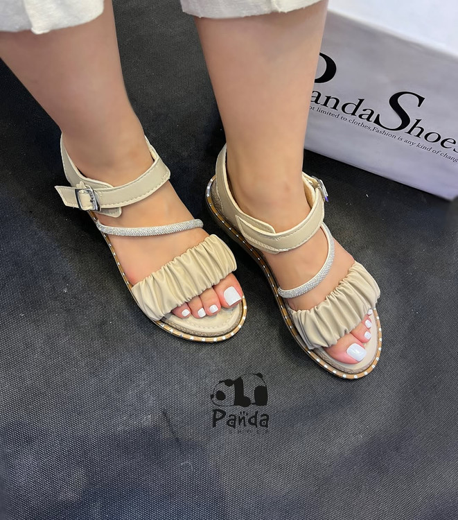 صندل زنانه نگینی زیره پی یو women shoes کد 113