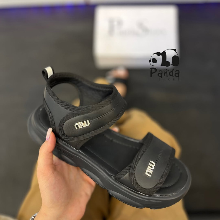 صندل زنانه چسبی میو میو زیره پی یو SANDAL shoes کد 124