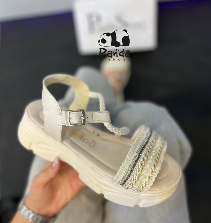 صندل زنانه کنفی لژدار زیره پی یو sandal womenکد 128