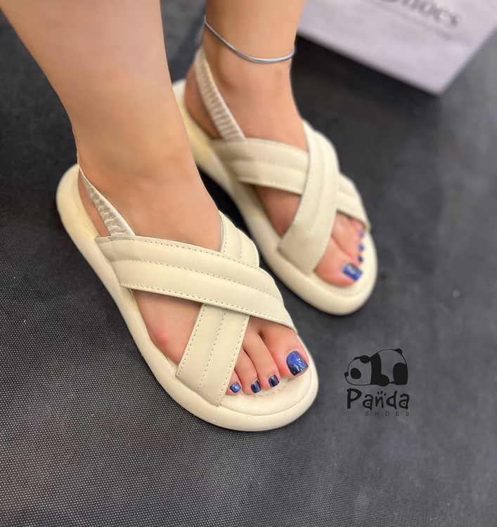 صندل زنانه پشت کشی زیره پی یو sandal shoes کد 138