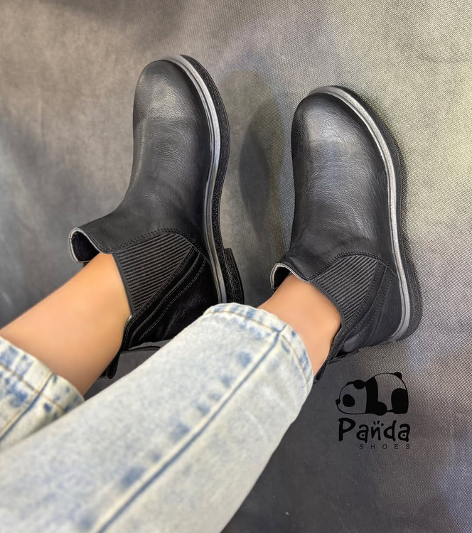 کفش زنانه نیمبوت بغل کش زیره پی یو women shoes کد157