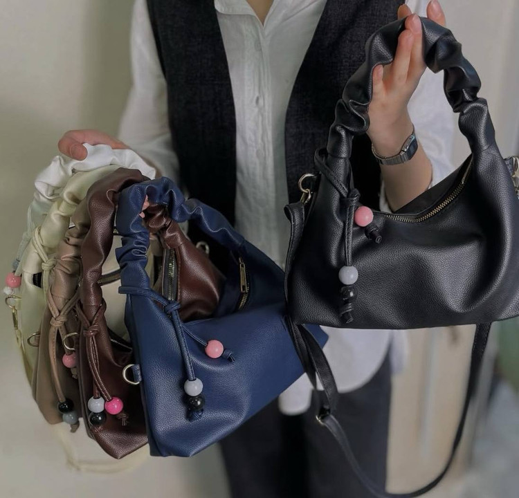 کیف زنانه مدل شل آویز دار نگینی WOMEN BAG