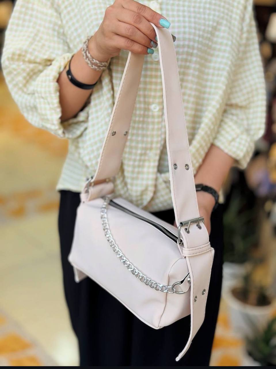 کیف زنانه دو بند طرح شل women bag