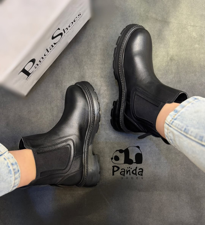 کفش زنانه نیمبوت بغل کش چلسی زیره پی یو women shoes کد 166