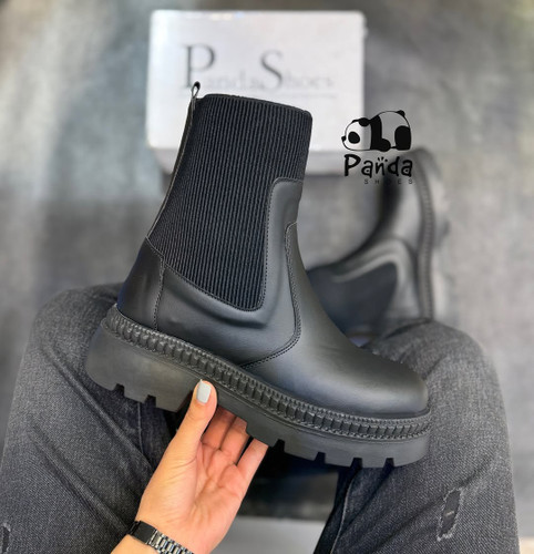 کفش زنانه بوت بغل کش منگو زیره پی یو women shoes کد 167