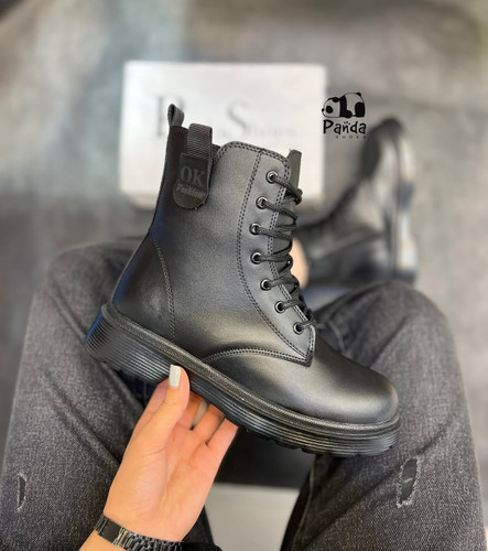 کفش زنانه بوت بغل زیپ ok زیره پی یو women shoes کد 169