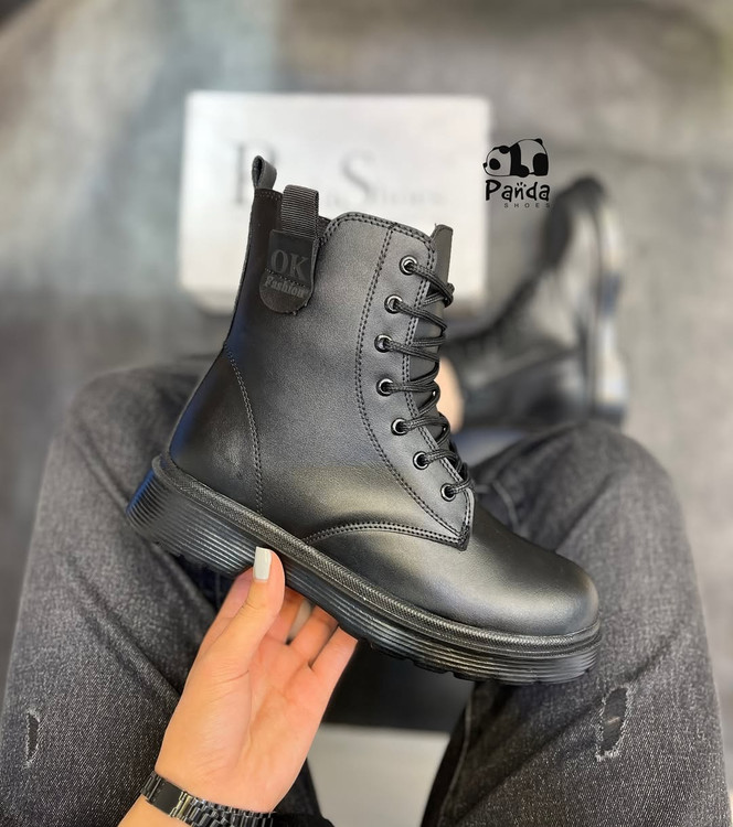 کفش زنانه بوت بغل زیپ ok زیره پی یو women shoes کد 169