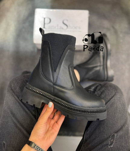 کفش زنانه بوت بغل کش v زیره پی یو women shoes کد 171