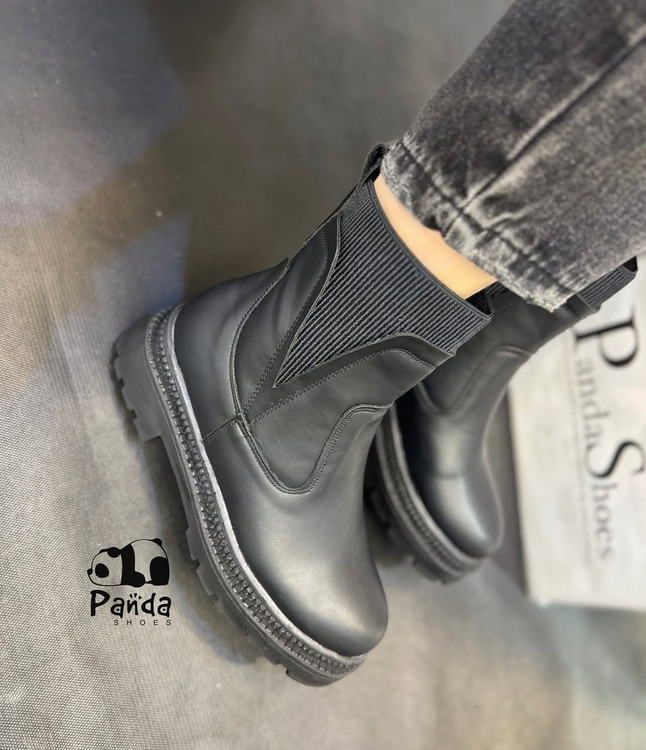 کفش زنانه بوت بغل کش v زیره پی یو women shoes کد 171