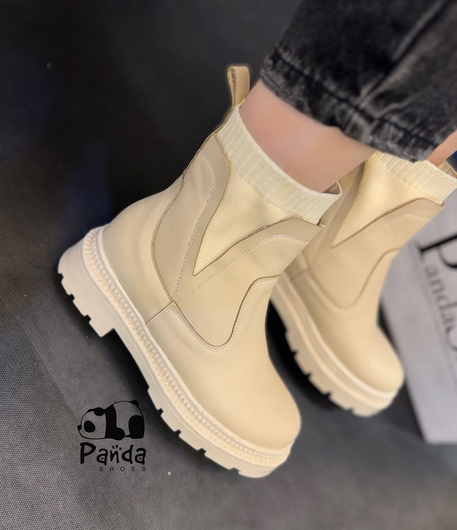 کفش زنانه بوت بغل کش v زیره پی یو women shoes کد 171
