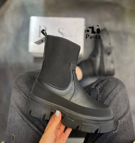 کفش زنانه بوت بغل کش کبریتی زیره پی یو WOMEN SHOES کد 172