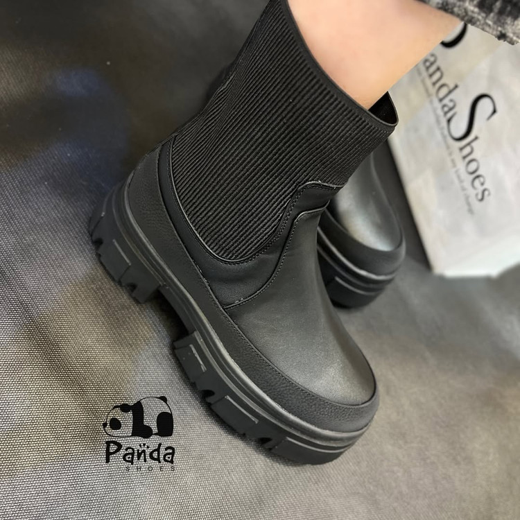 کفش زنانه بوت بغل کش کبریتی زیره پی یو WOMEN SHOES کد 172