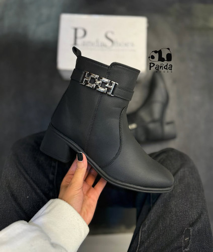 کفش زنانه نیمبوت پاشنه دار زیره پی یو women shoes کد 174