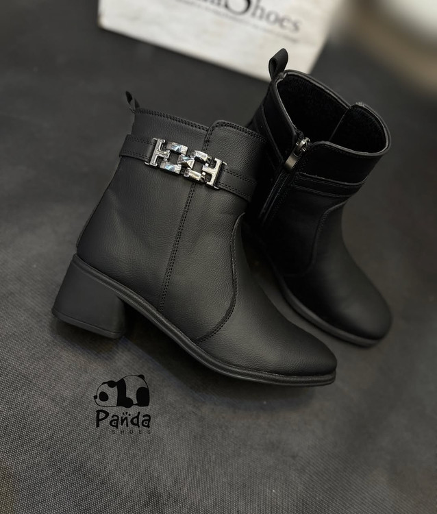 کفش زنانه نیمبوت پاشنه دار زیره پی یو women shoes کد 174