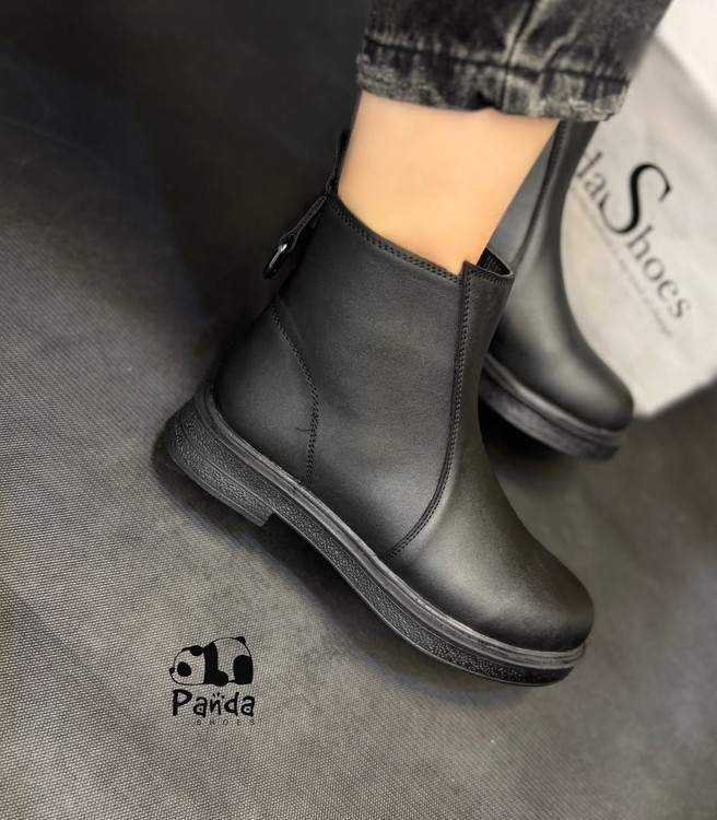 کفش زنانه بوت بغل کش پشت حلقه زیره پی یو WOMEN SHOES کد 177