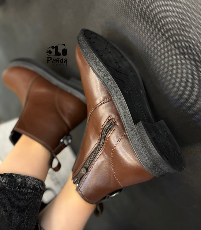 کفش زنانه بوت بغل کش پشت حلقه زیره پی یو WOMEN SHOES کد 177