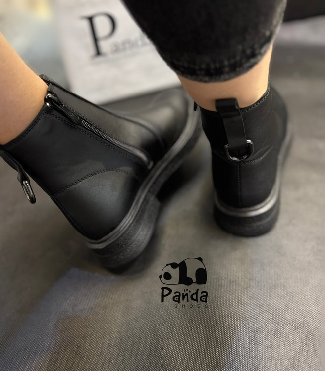 کفش زنانه بوت بغل کش پشت حلقه زیره پی یو WOMEN SHOES کد 177