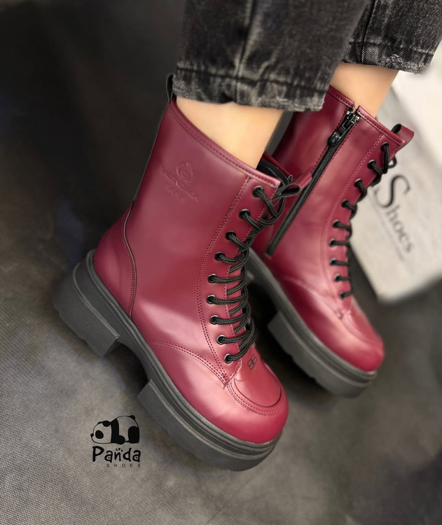 بوت زنانه طرح لوفر ساق بلند زیره پی یو BOOTSWOMEN کد 183