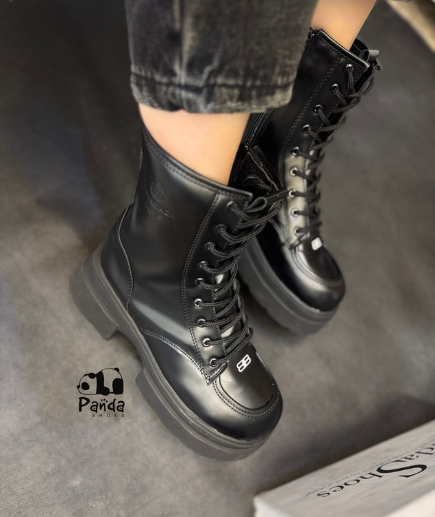 بوت زنانه طرح لوفر ساق بلند زیره پی یو BOOTSWOMEN کد 183