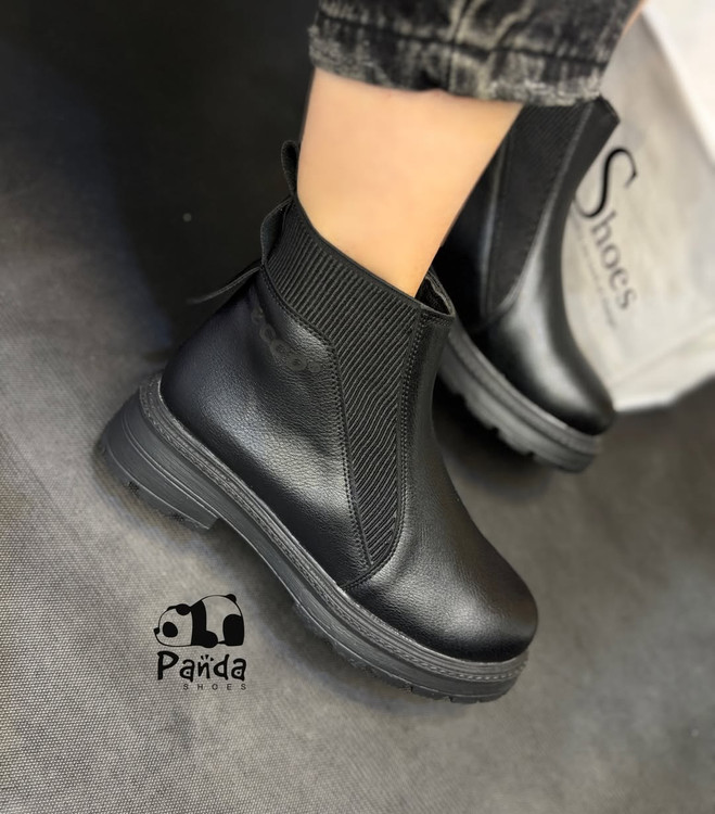 بوت زنانه بغل کش اکو زیره پی یو WOMEN SHOES کد 184