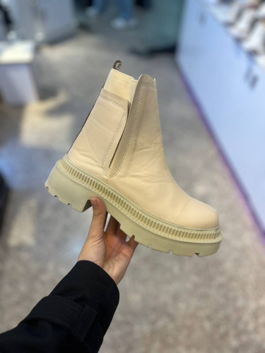 بوت زنانه پشت کش چرم زیره پی یو BOOTS WOMEN