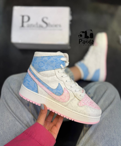 کفش زنانه دونایکی ساقدار دور دوخت sport shoes کد 190