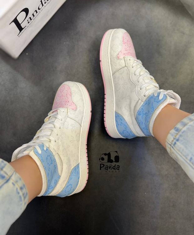 کفش زنانه دونایکی ساقدار دور دوخت sport shoes کد 190