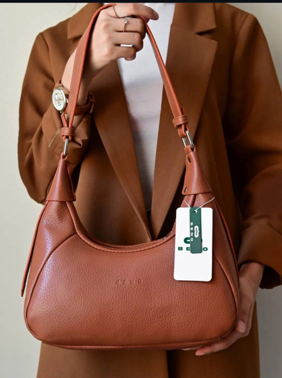 کیف هلالی زارا طرح کنار روبان womens bag