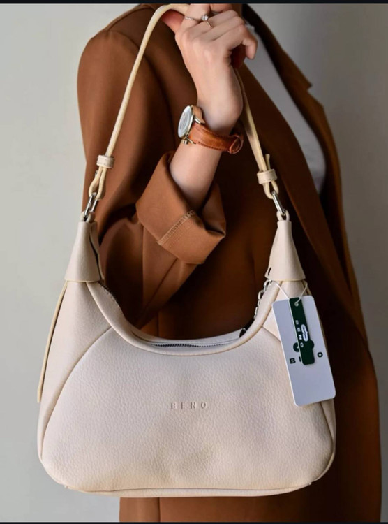 کیف هلالی زارا طرح کنار روبان womens bag