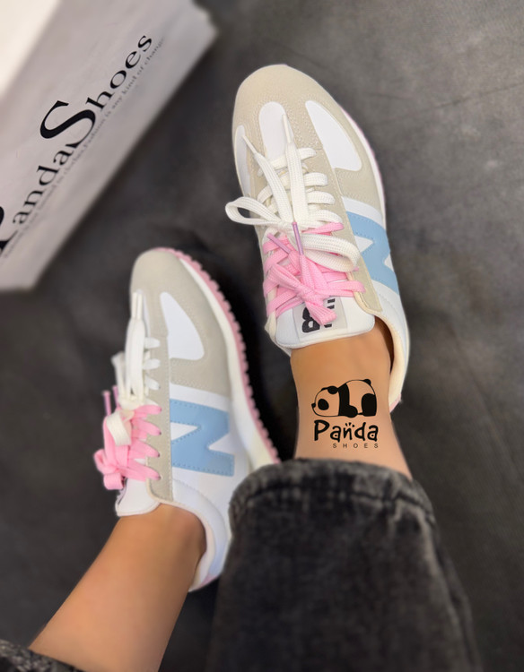 کتونی زنانه نیوبالانس دوبند | طراحی خاص پاپیونی و ونس