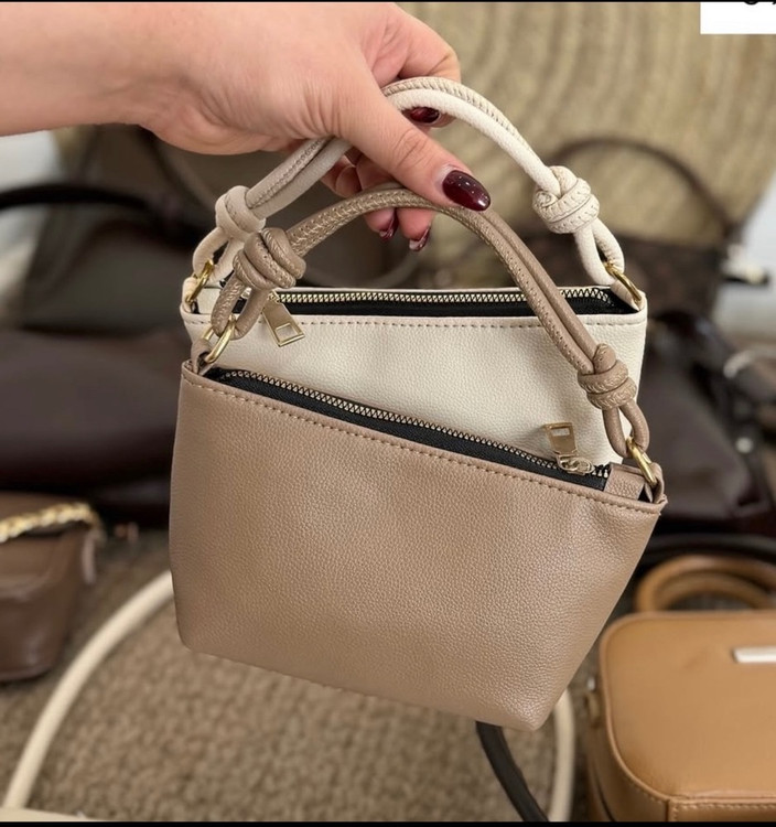 کیف دستی زنانه مینیمال مدل گرهای