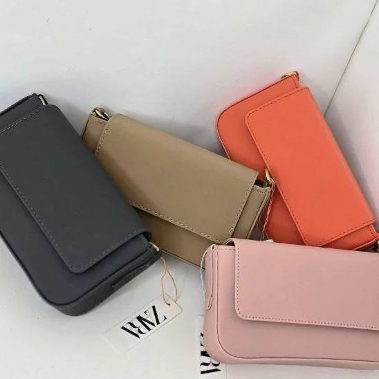 کیف دوشی زنانه مینیمال کوچک | رنگبندی سفید، نسکافهای و مشکی | شیک و کاربردی