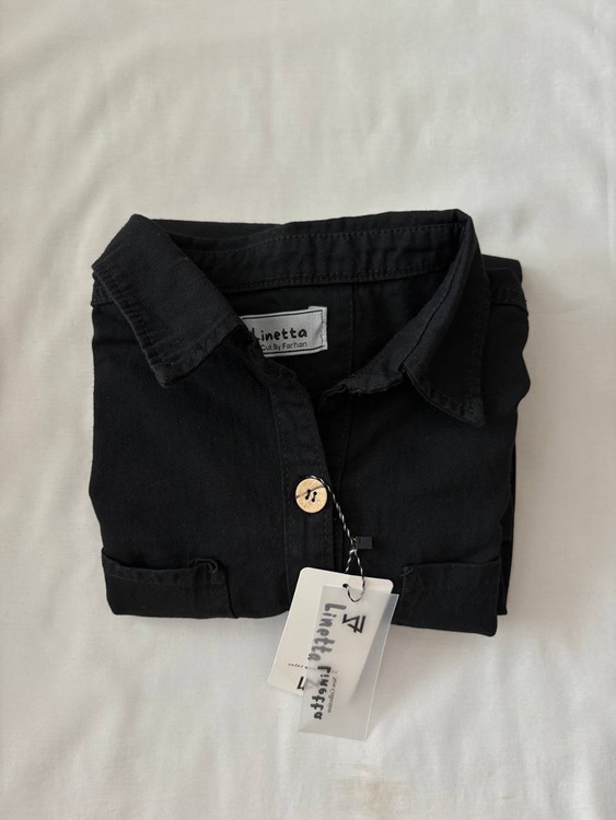 شومیز لنین کتان دکمه چوبی زنانه | مدل آزاد خنک با رنگبندی متنوع