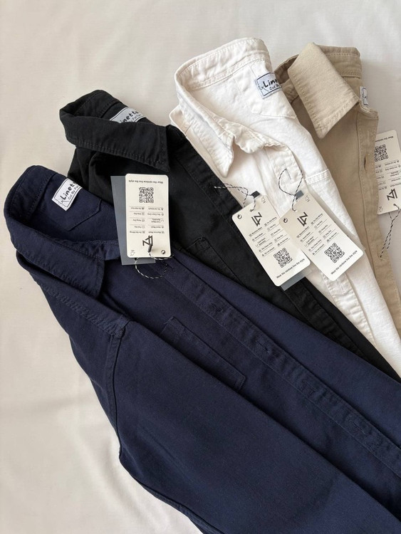 شومیز لنین کتان دکمه چوبی زنانه | مدل آزاد خنک با رنگبندی متنوع