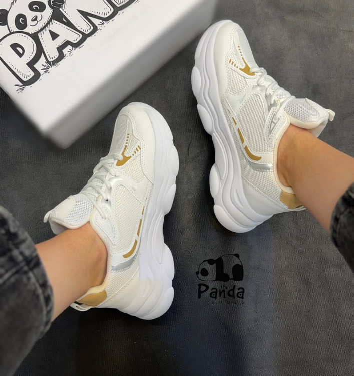 کفش اسپرت زنانه نیوبالانس سفید | زیره PU سبک + کفی طبی | سایز ۳۷ تا ۴۰