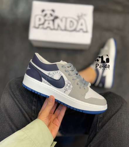 کفش زنانه ونس طرح دار جردن زیره پی یو دوردوخت nike jordan