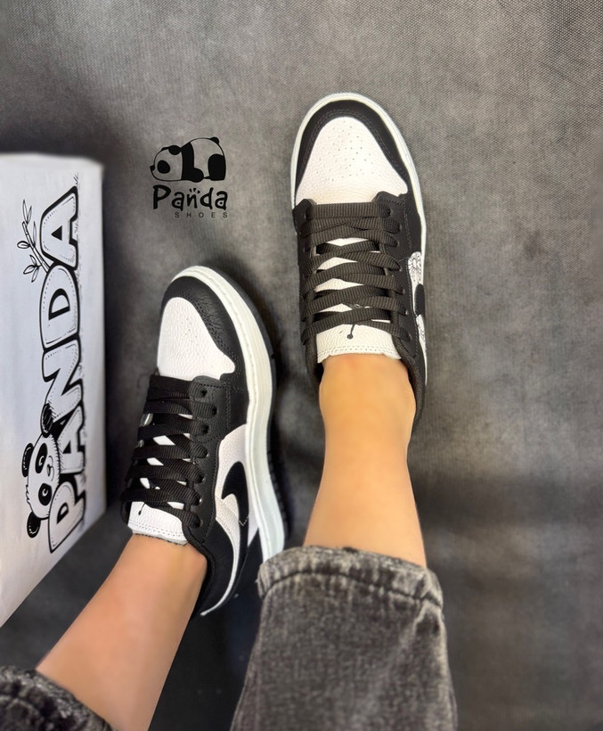 کفش زنانه ونس طرح دار جردن زیره پی یو دوردوخت nike jordan