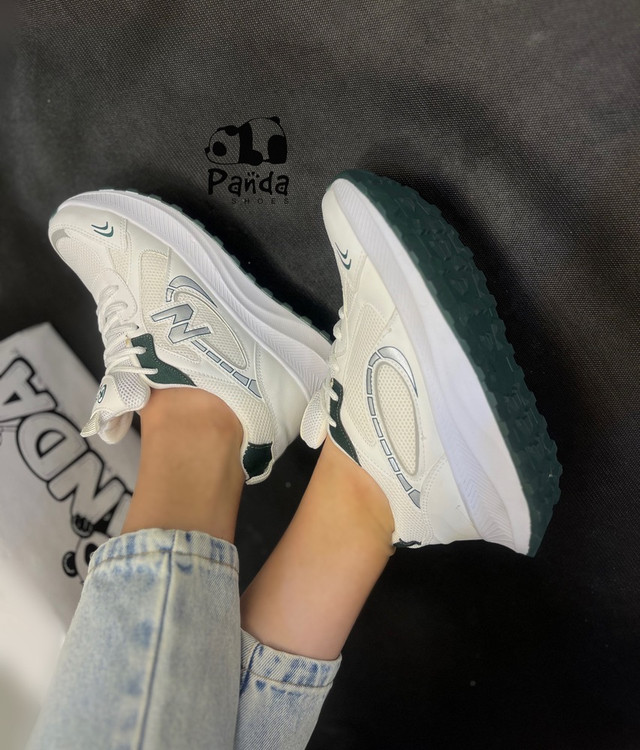 کفش زنانه نیوبالانس طرح موجی همراه با کفی طبی newbalance women