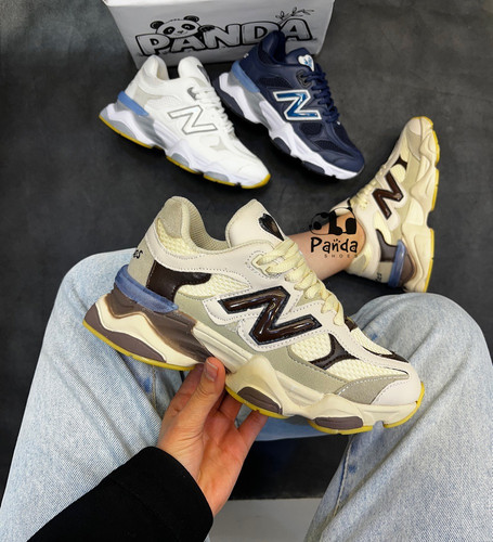 کفش زنانه نیوبالانس 9060 کف دوخت همراه کفی طبی 9060 NEWBALANCE