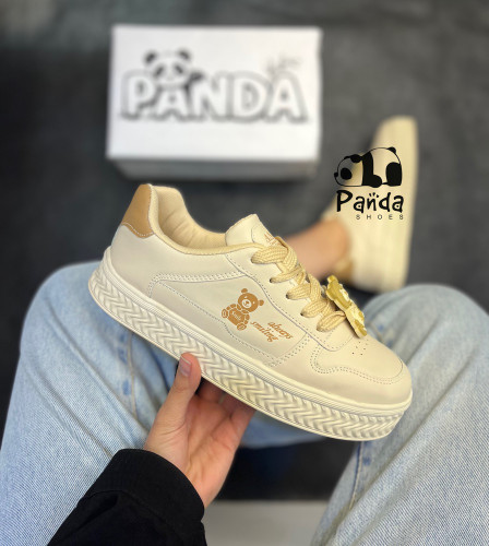 کفش زنانه طرح ونس تدی همراه با کفی طبی زیره پی یو