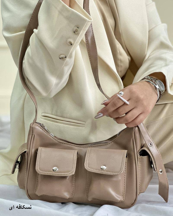 کیف زنانه مدل 2 جیب جلو شل رودوشی womens bag